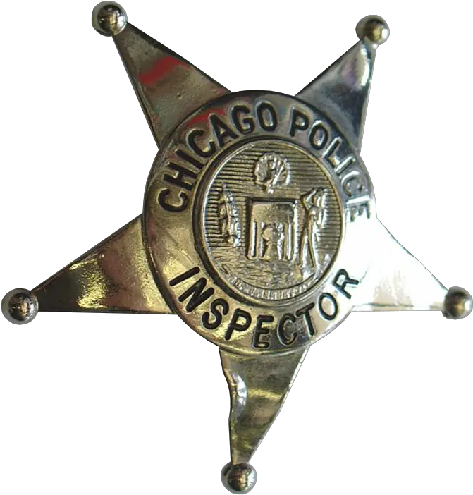  1905 Series Chicago Police Inspector Star Png Chicago Police Logos