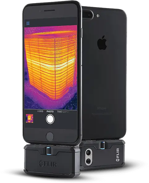  Flir One Pro Thermal Imaging Camera For Smartphones Termowizja Flir Png Cell Phone Camera Icon