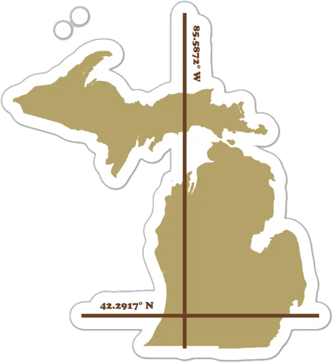  Wmu Western Michigan University Coordinates Sticker Coldest Places In Michigan Png University Of Michigan Logo Png