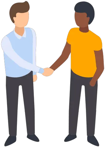  Men Handshaking Illustration Transparent Png U0026 Svg Vector File Apreton De Manos Dibujos Png Men Png