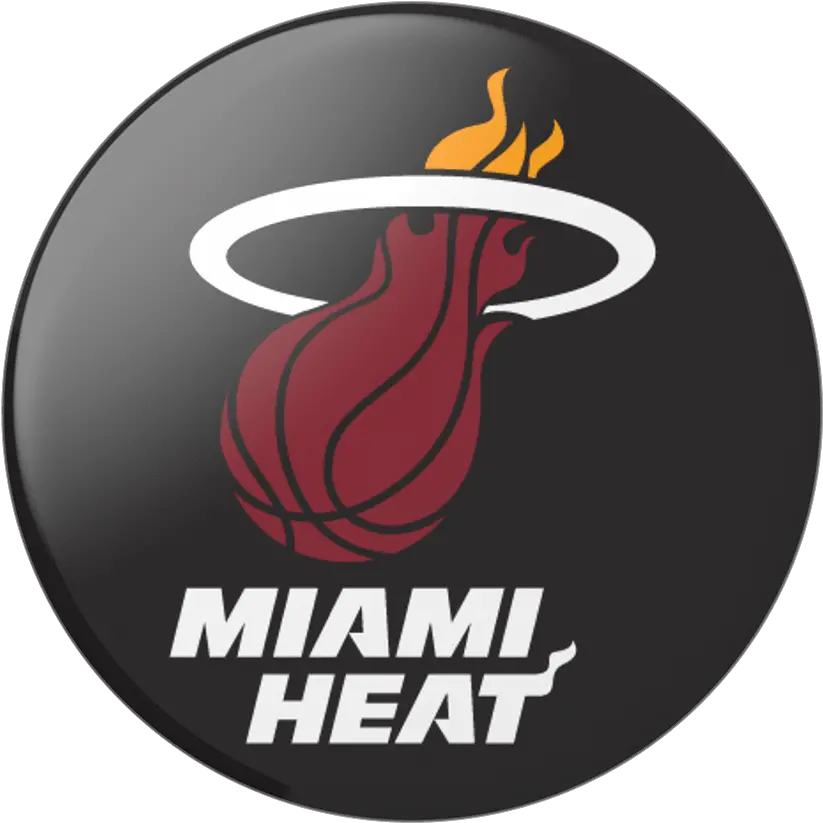  Miami Heat Logo Popsockets Popgrip Miami Heat Png Heat Logo Png