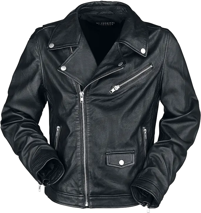  My Chemical Romance Nj Cross Leather Motorcycle Jacket Solid Png My Chemical Romance Transparent