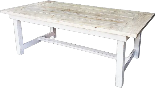  White Wash Farm Table Rentals White Wash Farm Table Png White Table Png