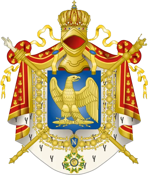  Imperial Coat Of Arms The French First Empire 1804 1815 Coat Of Arms Netherlands Png Crest Png