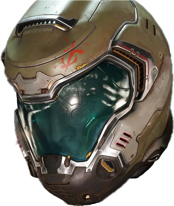  Doom Doomguy Doommarine Sticker By Anonymous Doom Guy 2016 Helmet Png Doom Transparent