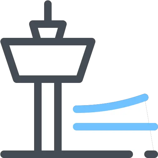  Airport Terminal Icon In Pastel Style Png Control Tower