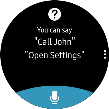  Select Settings For Voice Control Samsung Gear Sport Dot Png Voice To Text Icon