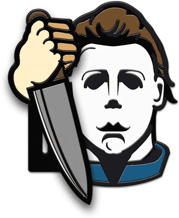  Michael Myers Stabber Enamel Pin Michael Myers Transparent Gif Png Michael Myers Transparent