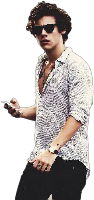  Download Hd Harry Styles Png 2014 Harry Styles Holding His Phone Harry Styles Png