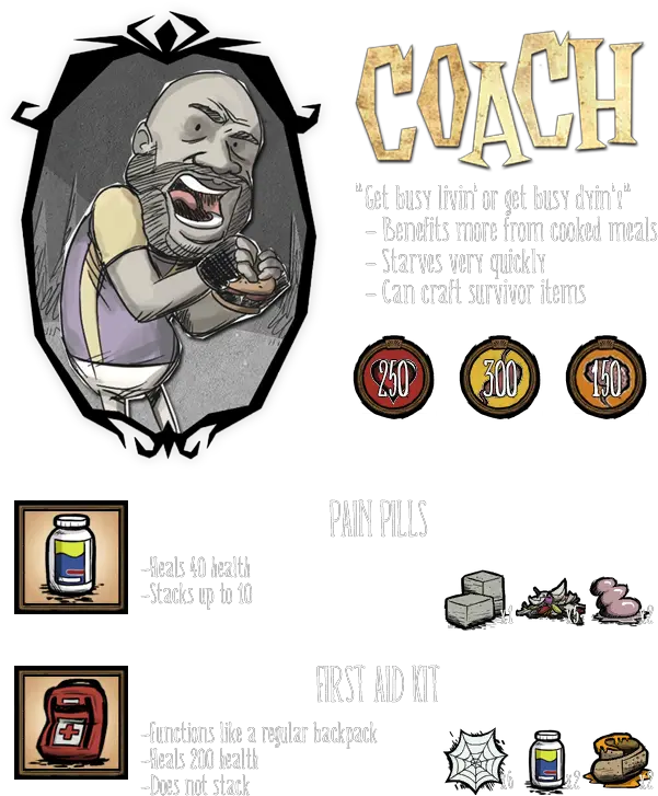  Steam Workshopcoach Coach Don T Starve Together Png Left 4 Dead 2 Logo Png