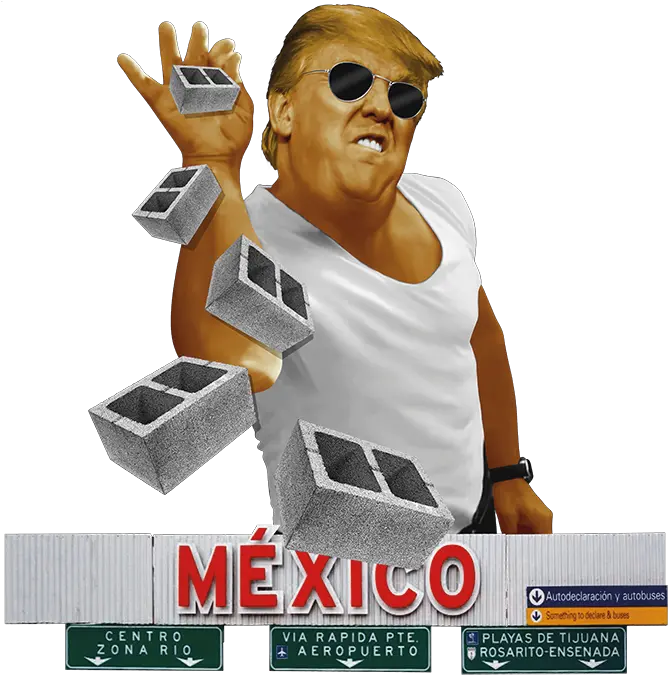  Trump Build The Wall Salt Bae Mexico French Fries Png Salt Bae Png