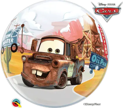  Lighting Mcqueen U0026 Mater 22 Bubble Balloon Qualatex Bubble Cars Png Lighting Mcqueen Png