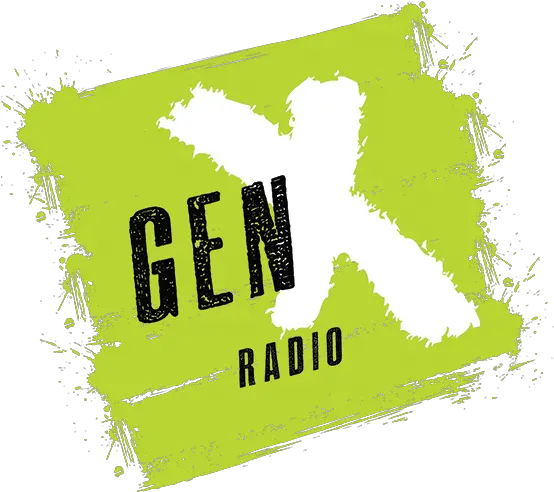  Listen To Gen X Radio Live Horizontal Png Iheart Radio Logo