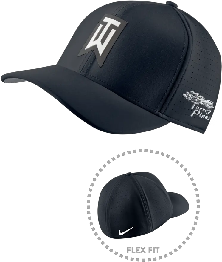  Torrey Pines Tiger Woods Classic Golf Tiger Woods Golf Hat Png Tiger Woods Png