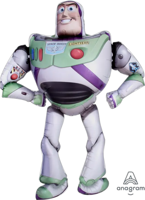  Buzz Lightyear Airwalker Balloon Toy Story Foil Png Buzz Lightyear Png