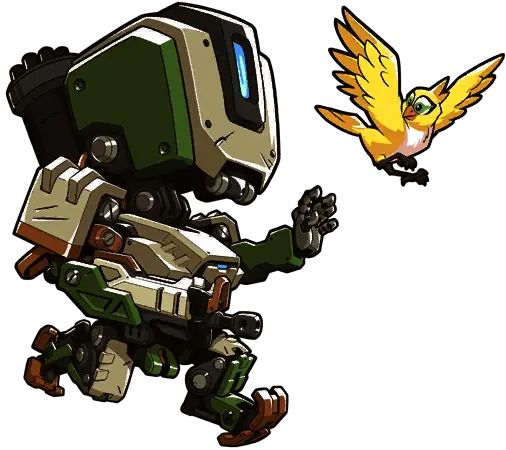  Bastion Overwatch Bastion Cute Spray Png Bastion Transparent