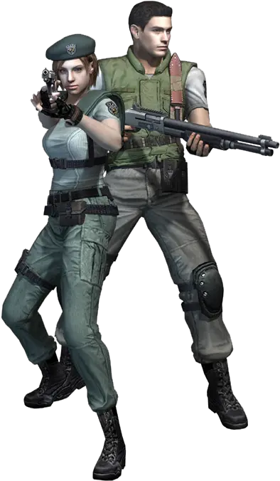  Jill Valentine Chris Redfield Resident Evil Jill And Chris Png Chris Redfield Png