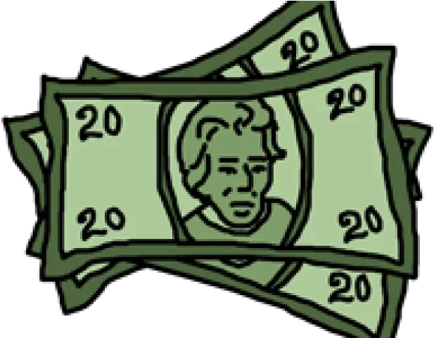  Bill Clipart 20 Dollar Bill Drawing Png Bill Png