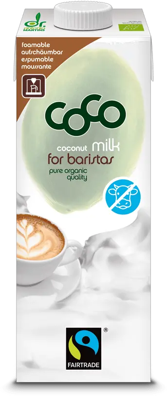  Coconut Milk For Baristas 1000ml Coco By Dr Antonio Coconut Milk For Baristas Png Milk Transparent