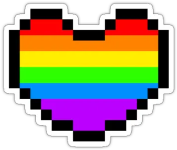  Transparent 8 Bit Heart Png Gay