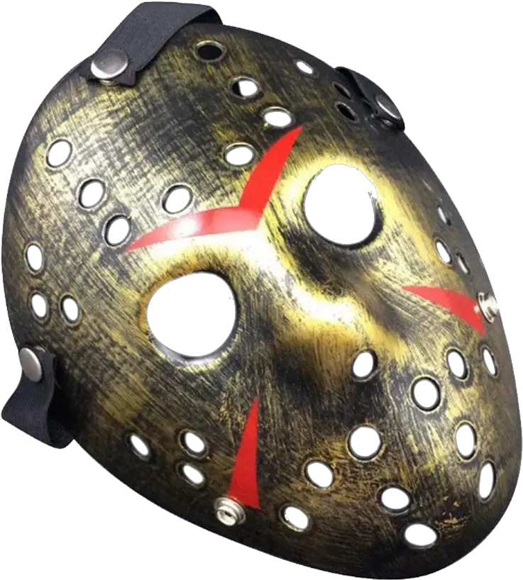  Download Jason Voorhees Mask Png Freddy Jason Voorhees Gold Mask Jason Voorhees Mask Png