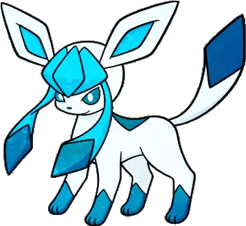  Glaceon Sticker For Ios Android Shiny Glaceon Dream World Png Glaceon Png