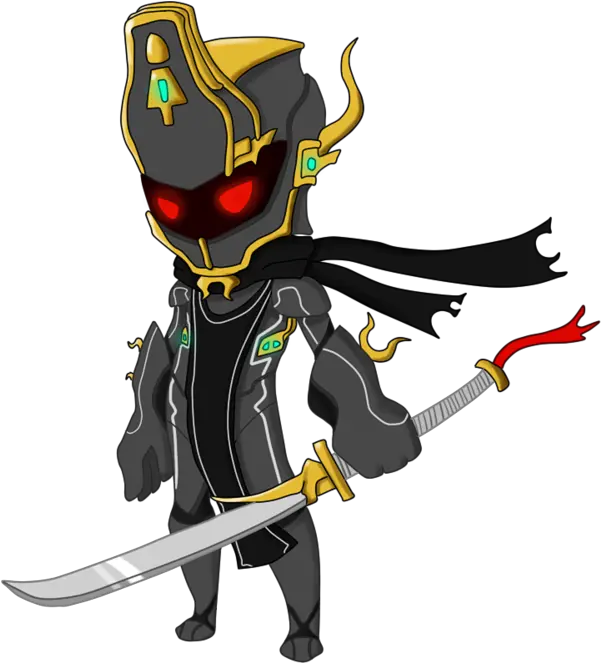  Excalibur Sk Style By Warframe Excalibur Umbra Drawing Warframe Excalibur Umbra Chibi Png Warframe Png