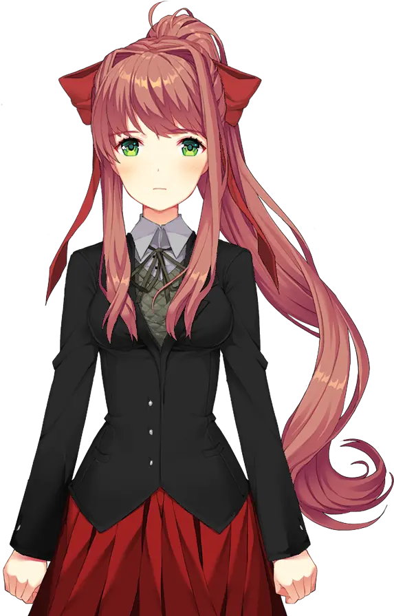  Monika Doki Doki Literature Club Monika Png Monika Png