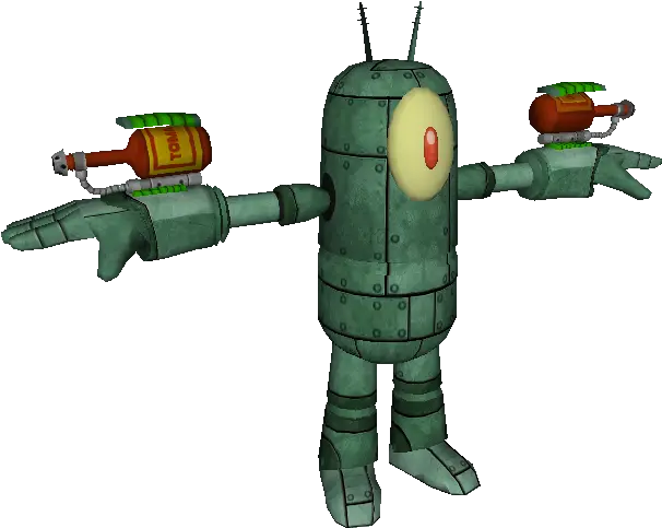  Spongebob Heropants Plankton Boss Spongebob Heropants Plankton Robot Png Plankton Png