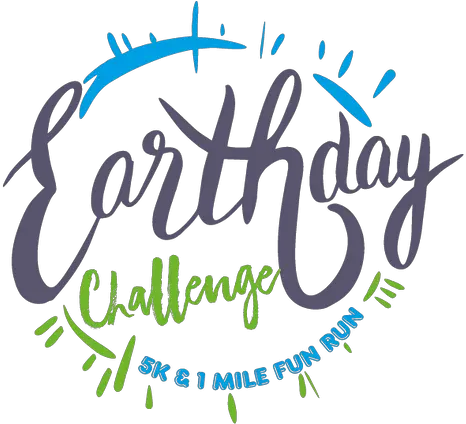  Earth Day Challenge Calligraphy Png Earth Day Logo