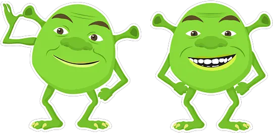  Shrek Wazowski Cursor Cartoon Png Shrek Face Png