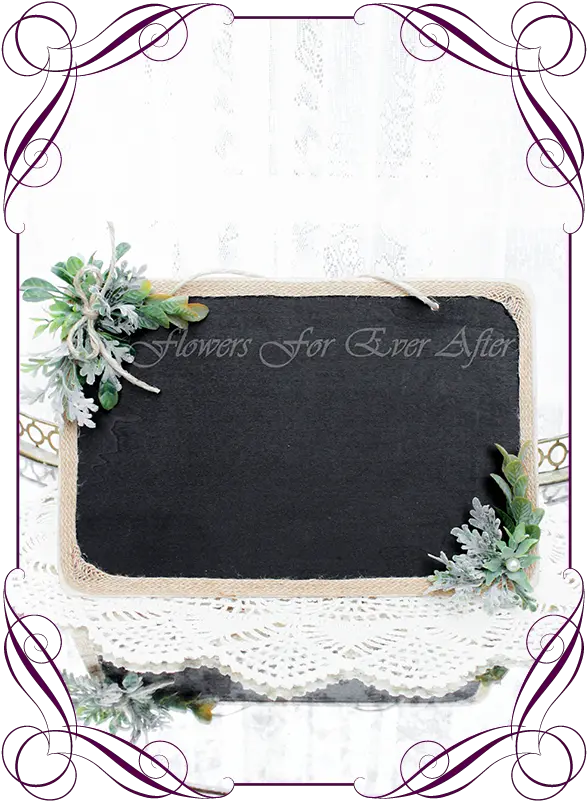  Foliage U0026 Twine Sign Board Native Australian Flower Hair Comb Png Chalk Board Png