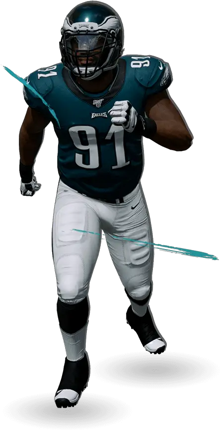  Madden Nfl 20 Superstar X Fletcher Cox Madden 20 Png Eagles Helmet Png