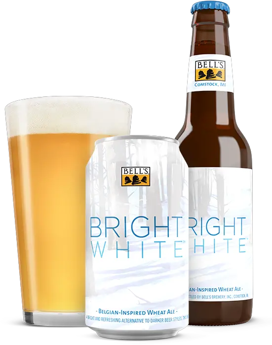  Bright White Ale Belgian Inspired Wheat Ale Bellu0027s Brewery Bright White Ale Png Beer Transparent Background