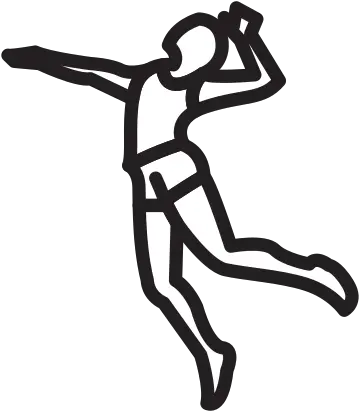  Volleyball Player Free Icon Of Selman Icons Figure Drawing Png Volleyball Player Png