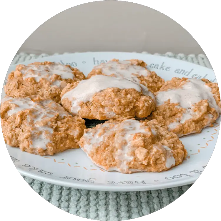  Health In Cookie Form Yes Plz Banana Carrot Cookies With Png Plate Of