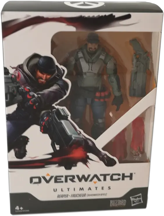  Overwatch Ultimates Reaper 6 Figure Overwatch Ultimates Hasbro Png Reaper Overwatch Png