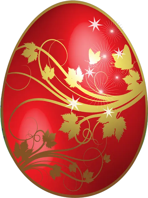  Easter Eggs Transparent Background Png Red Easter Egg Png Easter Egg Transparent