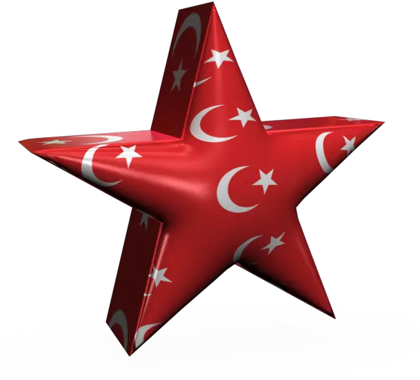  3d Turkish Star 3d Star Animated Gif Png 3d Star Png