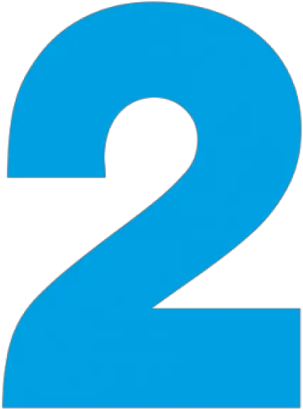  Number 2 Png Free Download 4 Blue Number 2 Png Number 4 Png