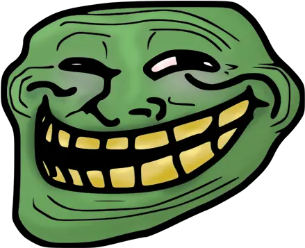  Green Troll Face Png Transparent Green Troll Face Png Troll Face Png No Background