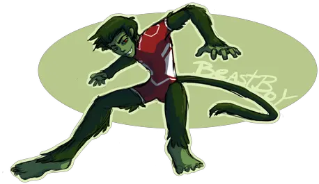  About Beast Boy In Young Justice Cartoon Png Beast Boy Png