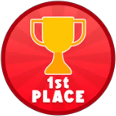  First Place Roblox Trophy Png First Place Icon