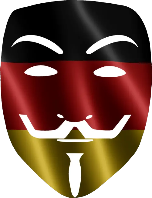 Download Tees T Shirts Anonymous Mask Germany Emblem Png Anonymous Mask Png