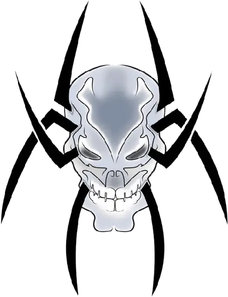  Spider Web Tattoo Skull Hd Png Transparent Background Spider Skull Tattoo Png