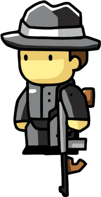  Gangster Scribblenauts Wiki Fandom Gangster Cartoon Transparent Png Gangster Hat Png