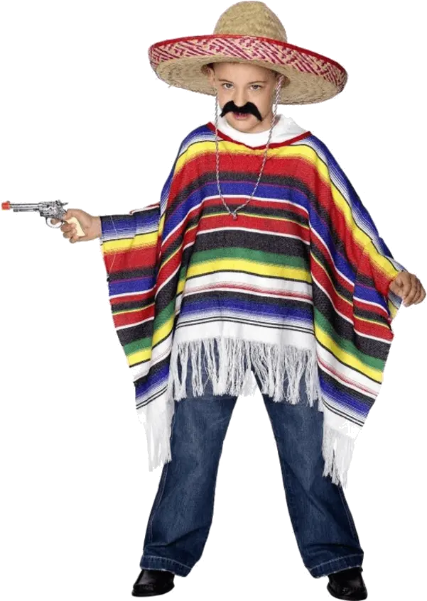  Mexican Hat Png Mexican Costume For Boy Png Download Kids Mexican Costume Mexican Hat Png