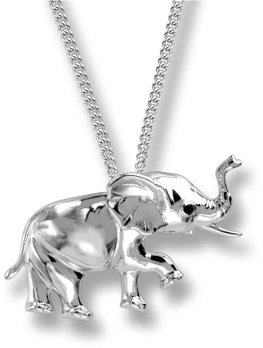  Nicole Barr Designs Sterling Silver Elephant Necklace Locket Png Elephant Transparent Background