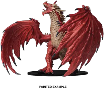  Gargantuan Red Dragon Deep Cuts Pathfinder Miniature Gargantuan Red Dragon Miniature Png Red Dragon Png