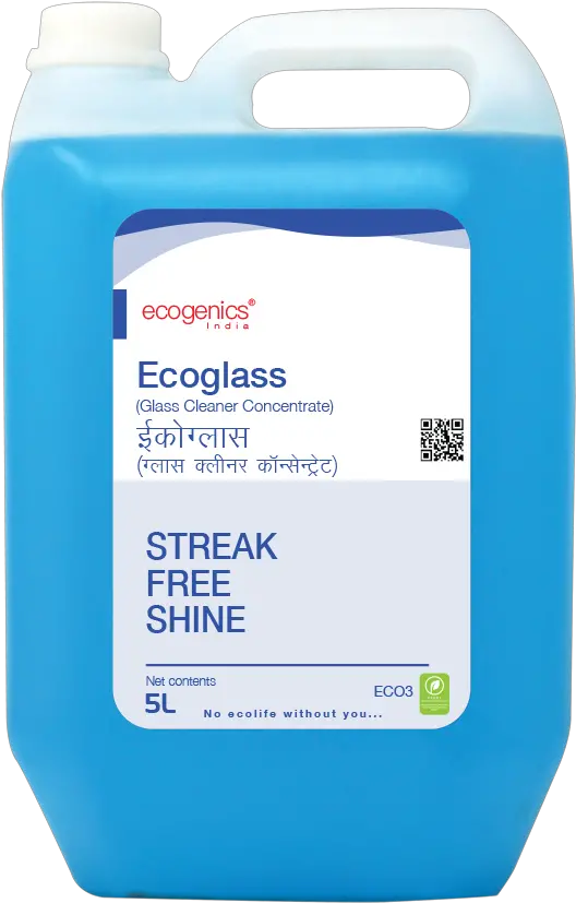  Ecoglass Glass Cleaner Concentrate Ecogenics Plastic Bottle Png Glass Shine Png